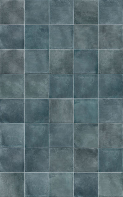 Revestimiento De Ceramica Brilllante 15,5x15,5cm Blue - Eliane Marrakesh