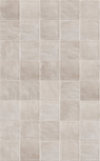 Revestimiento De Ceramica Brilllante 15x15cm Off White - Eliane Marrakesh