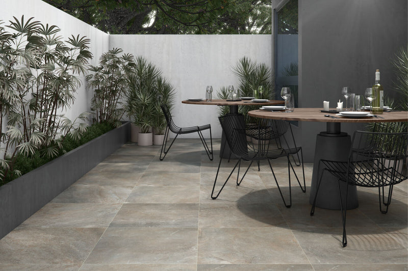 Porcelanato Esmaltado Antideslizante 60X60cm Gray - Eliane Arizona