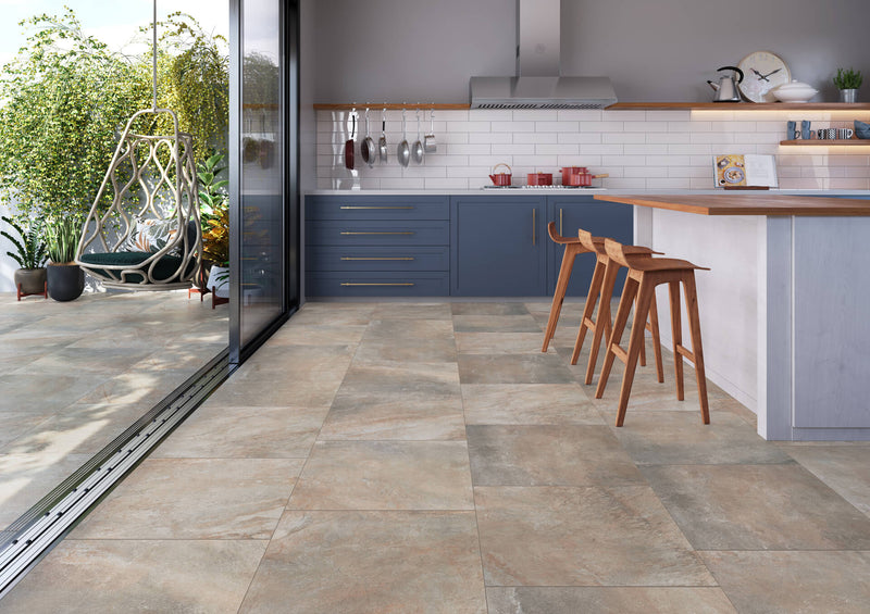 Porcelanato Esmaltado Antideslizante 60X60cm Gray - Eliane Arizona