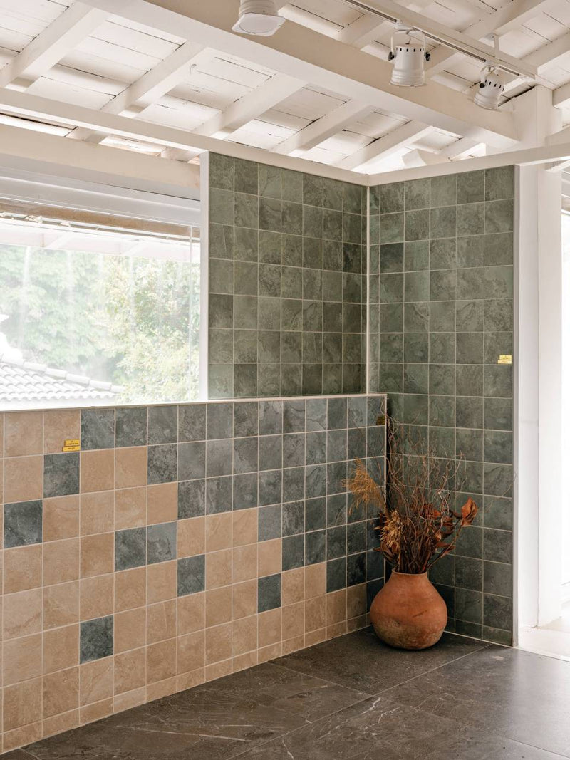 Porcelanato Esmaltado Mate Rectificado 120x120cm Asfalto 3D - Eliane Tecton