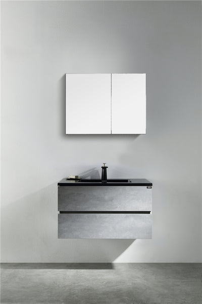 Mueble De Baño Aereo 60X48X50cm Gris - Aqualia Coello