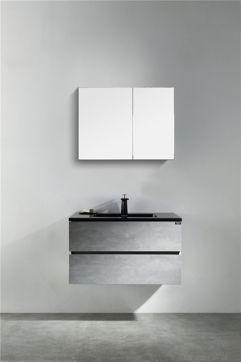 Mueble De Baño Aereo 60X48X50cm Gris - Aqualia Coello