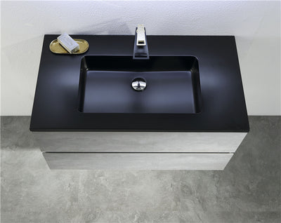 Mueble De Baño Aereo 60X48X50cm Gris - Aqualia Coello