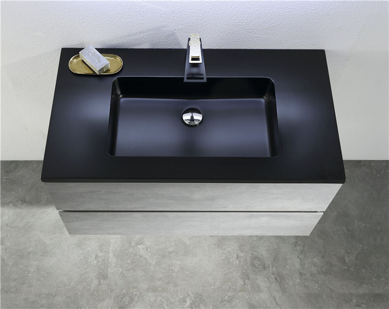 Mueble De Baño Aereo 60X48X50cm Gris - Aqualia Coello