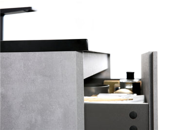 Mueble De Baño Aereo 60X48X50cm Gris - Aqualia Coello