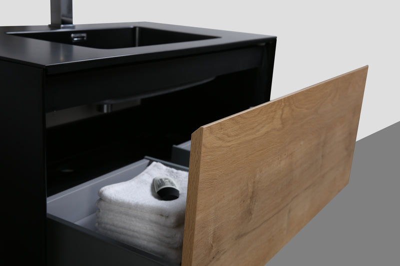 Mueble De Baño Aereo 90X48X55cm  Oak - Aqualia Bitti