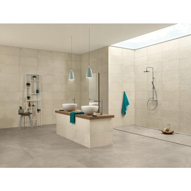 Revestimiento De Ceramica Rectificado Mate 35X100cm Blanco - Margres Formwork