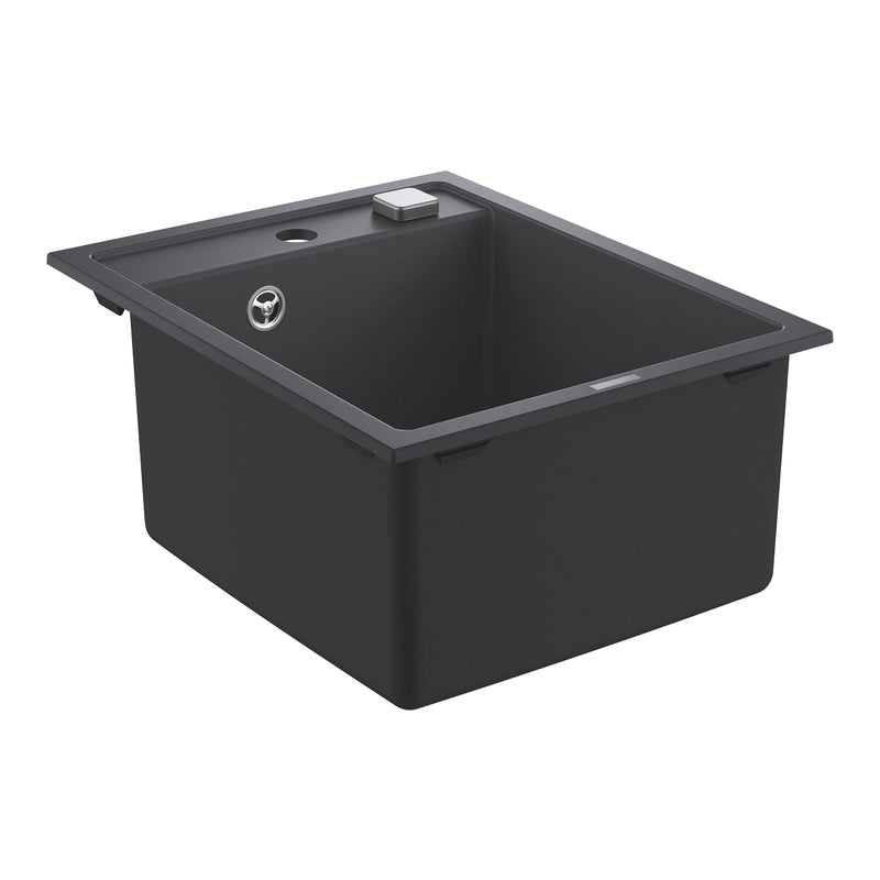 Fregador De Sobreponer 400 x 500mm De Granito Negro K700 - Grohe
