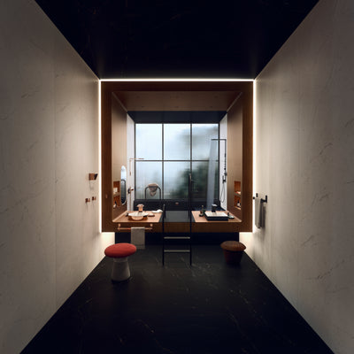 Modulo Termostático Empotrado 470/110 4F Oro Rojo Pulido - Axor