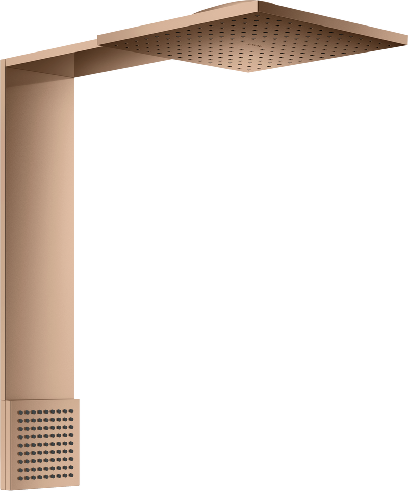 Modulo De ducha 250/250 2 Jet Con Ducha De Hombro Oro Rojo Pulido- Axor