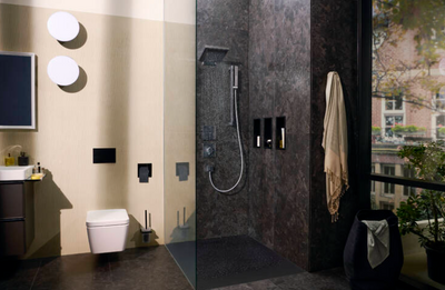 Ducha Fija 260 con Brazo a Pared - Hansgrohe Pulsify E