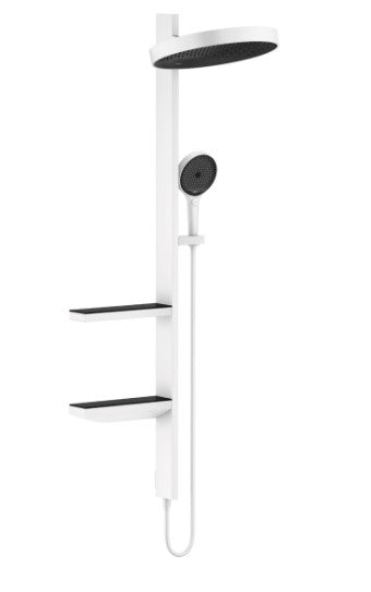 Showerpipe 360 1J Blanco Mate - Hansgrohe Rainfinity