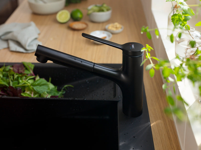 Fregador De Empotrar 21x19x7.5" Graphiteblack  - Hansgrohe Silicatec 450