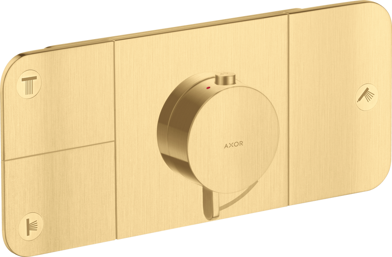 Modulo Termostatico Empotrado 3F Oro Cepillado - Axor One
