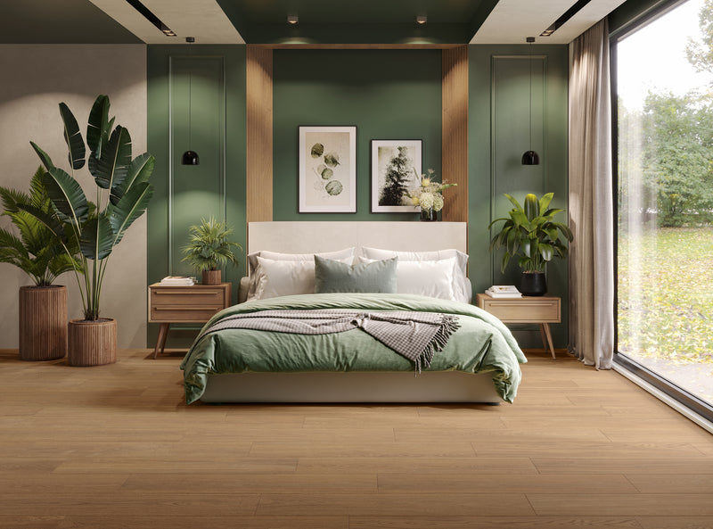 Porcelanato Esmaltado Mate Rectificado 20x120cm Cuoio - Imola Mother