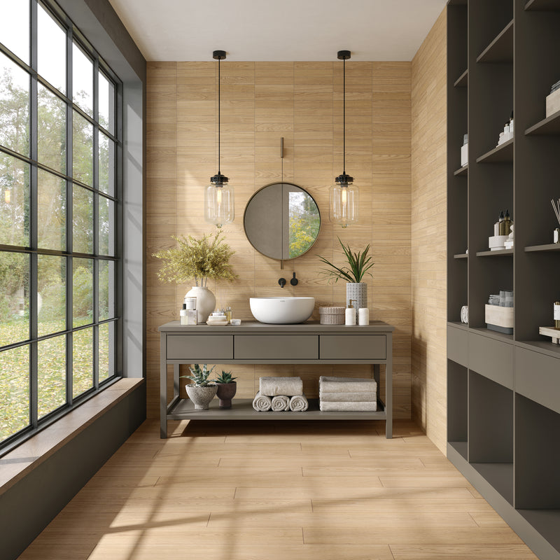 Porcelanato Esmaltado Mate Rectificado 20x120cm Malto - Imola Mother