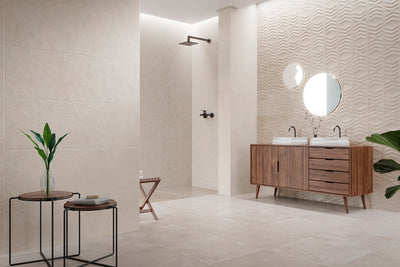 Revestimiento De Ceramica Rectificado Mate 40X120Cm Taupe - Keraben Underground