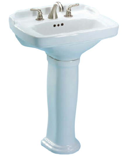 Lavamanos Con Pedestal 8" - Toto Carrollton