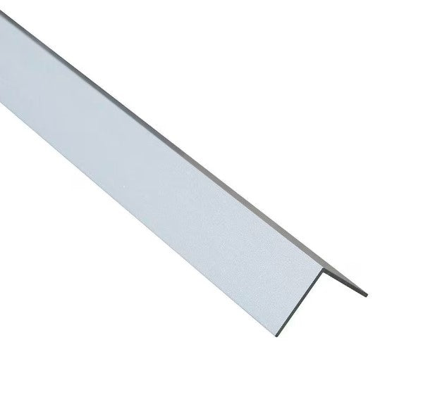 Perfil De Aluminio Para Proteger Esquina de Revestimiento 25mm x 2,5ml Natural - Emac Novoescuadra
