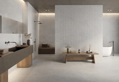 Revestimiento De Ceramica Mate Rectificado 40X120cm Concept Beige - Keraben Masaya