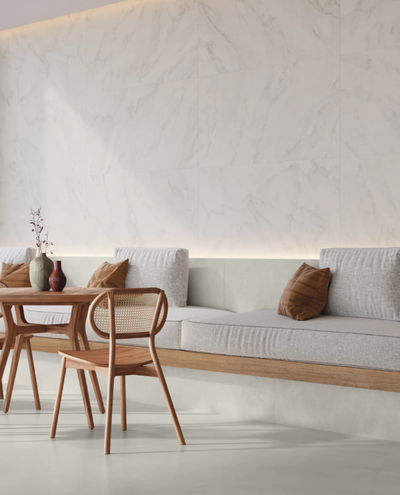 Porcelanato Esmaltado Mate 80X80cm Off White - Portobello Temps Hit