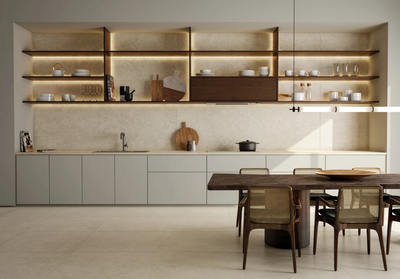 Porcelanado Esmaltado Rectificado Mate 60X60cm Off White - Portobello Via Durini