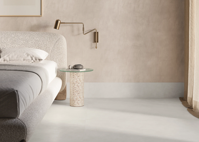 Porcelanato Esmaltado Rectificado Mate 60X60cm Off White - Portobello Temps Hit