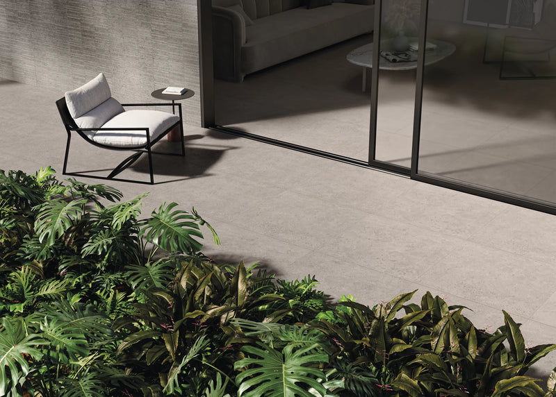 Porcelanato Esmaltado Rectificado Tact 80X80cm Ash  - Portobello Free dom