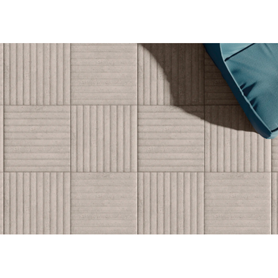 Porcelanato Esmaltado Rectificado Antideslizante 60X60cm Ash  - Portobello Deck Free dom