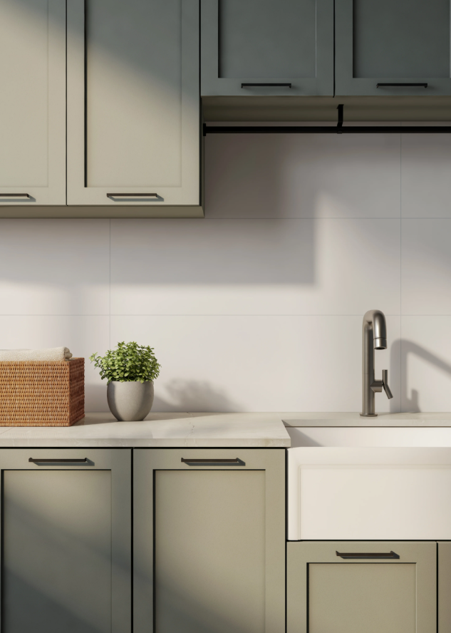 Revestimiento De Ceramica Rectificado Mate 30X60cm Blanco - Portobello Cetim