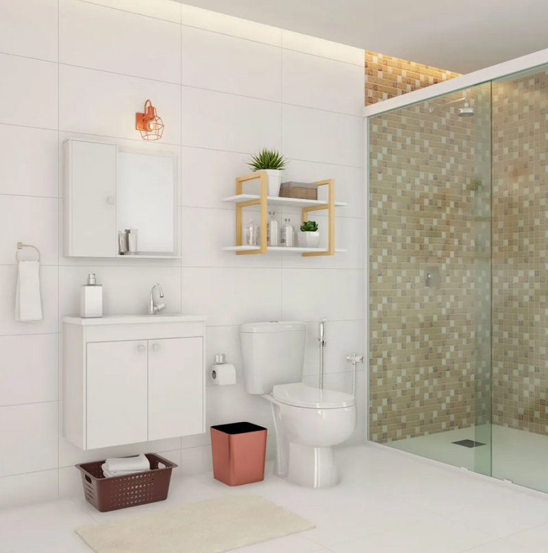 Revestimiento De Ceramica Mate 30X60cm Bianco - Portobello Idea