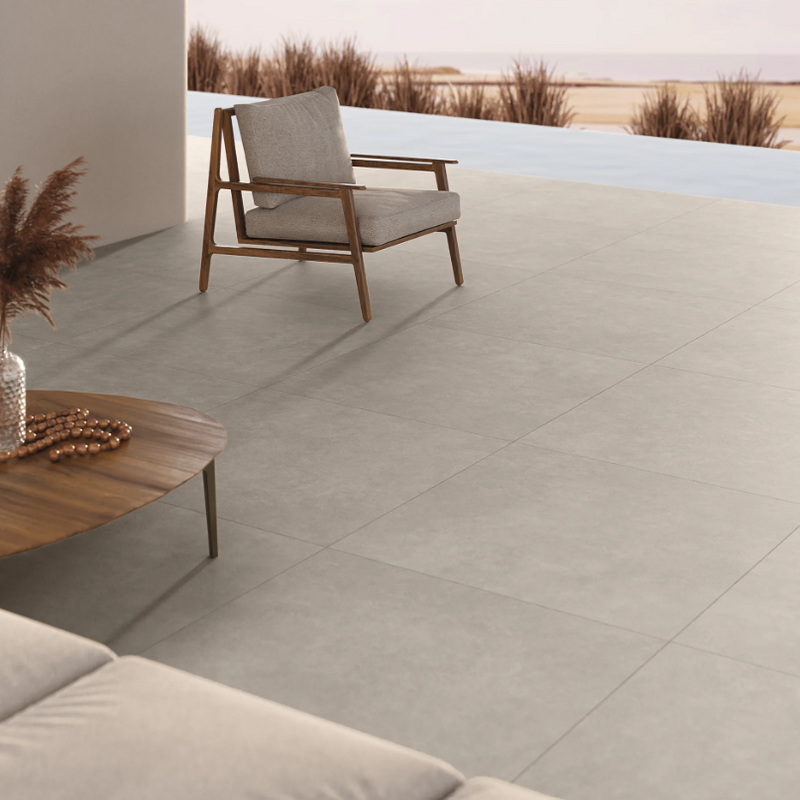Porcelanato Esmaltado Mate 81X81cm Gris - Portobello Hit