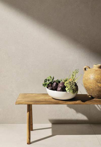 Porcelanato Esmaltado Rectificado Mate 60X120cm Off White St - Portobello Zesty