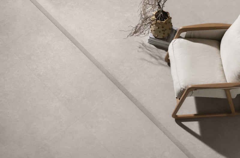 Porcelanato Esmaltado Rectificado Mate 60x120cm Light Gray St - Portobello Zesty