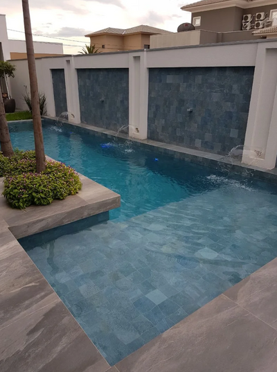 Porcelanato Esmaltado Antideslizante 14.5X14.5cm Gris - Portobello Barlavento