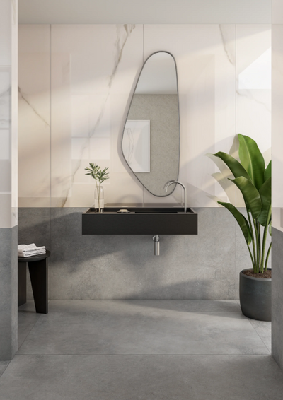 Porcelanato Esmaltado Rectificado Mate 90X90cm Michelangelo - Portobello Timeless