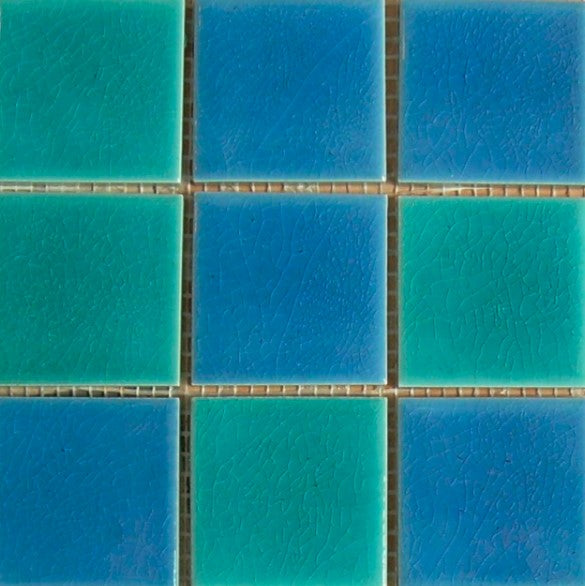 Mosaico De Vidrio Brillante 4.8X4.8cm Blend - Porcelamika Crack