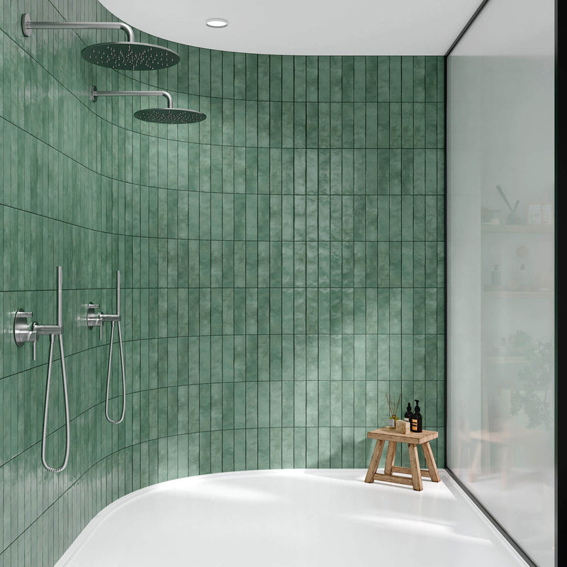 Porcelanato Esmaltado Mate 7.10X28.17 Green - Ribesalbes Plank