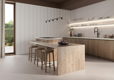 Revestimiento De Ceramica Mate Rectificado 30x90cm Art Beige - Keraben Eternia
