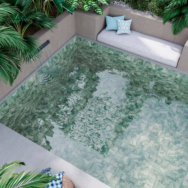 Porcelanato Esmaltado Pulido 15X15cm Avorio - Ribesalbes Dive