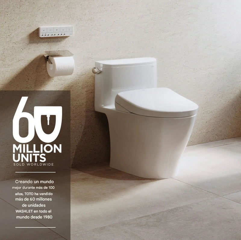 Asiento Para Inodoro Washlet Alargado - Toto S7 Contemporary