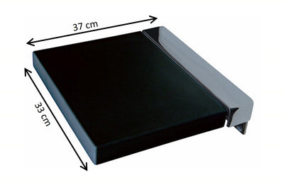 Asiento Abatible Para Ducha Gris - Aqualia