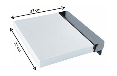 Asiento Abatible Para Ducha Blanco - Aqualia