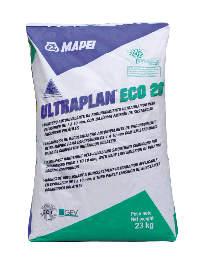 Enlucido Autonivelante 23kg - Mapei Ultraplan Eco 20