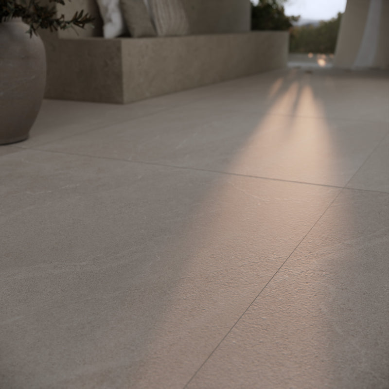 Porcelanato Esmaltado Rectificado Antideslizante Sap 108x108cm Grigio-Ceramica Villagres Val Gardena