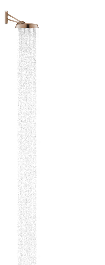 Ducha Fija 370/220 2jet con Brazo Ajustable Oro Cepillado - Axor ShowerSphere