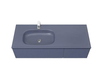 Mueble Aereo 135x52x35cm Azul Mate - Aqualia Deli
