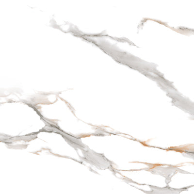 Porcelanato Esmaltado Pulido Rectiuficado 60X60cm Calacata Golden - Porcelamika Inca