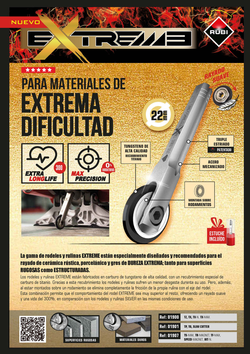 Rodel Plus 22mm  - Rubi Extreme
